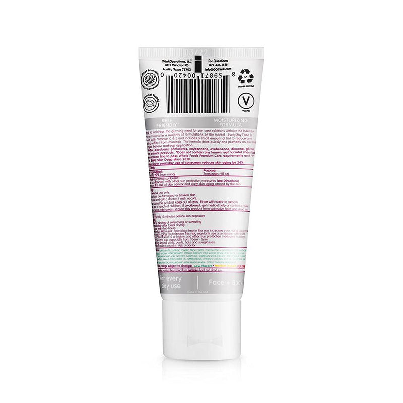 [Australia] - Thinksport Everyday Face Sunscreen, Naturally Tinted, Currant, 2 Ounce 
