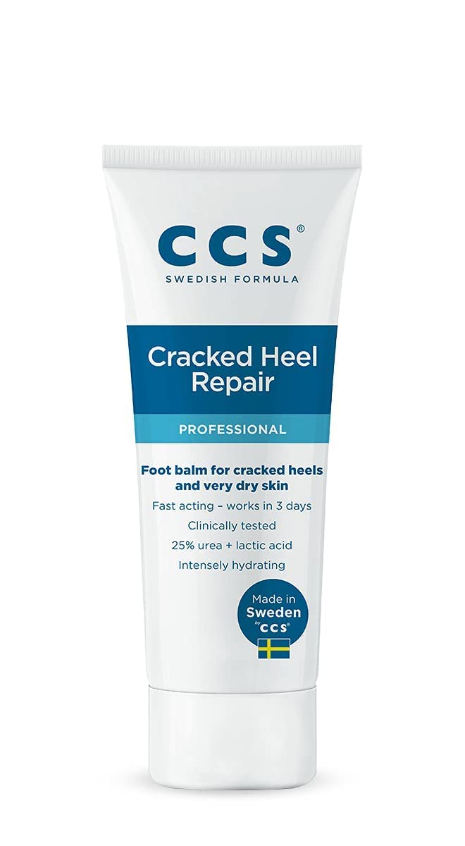 [Australia] - CCS Cracked Heel Repair Balm 75 ml - Visible Results In 3 Days For Cracked Heels and Very Dry Feet, Contains 25% Urea and Lactic Acid, Clinically Tested 
