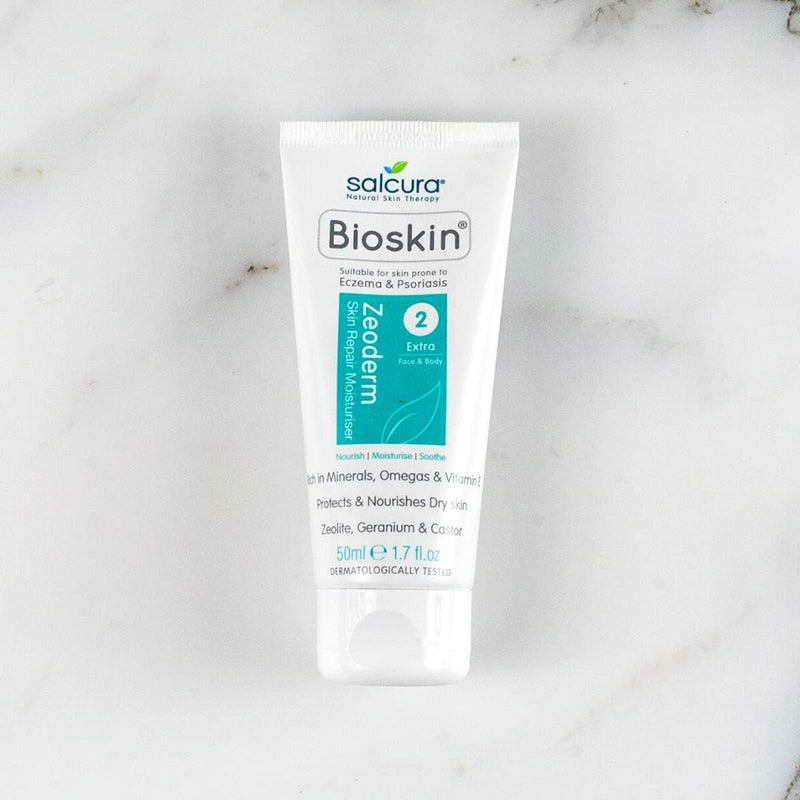 [Australia] - Salcura Natural Skin Therapy, Bioskin Zeoderm Skin Repair Moisturiser, Including Natural Ingredients Relieves Itchiness & Soothes Irritation, Ideal For Severely Dry & Dehydrated Skin 50ml 