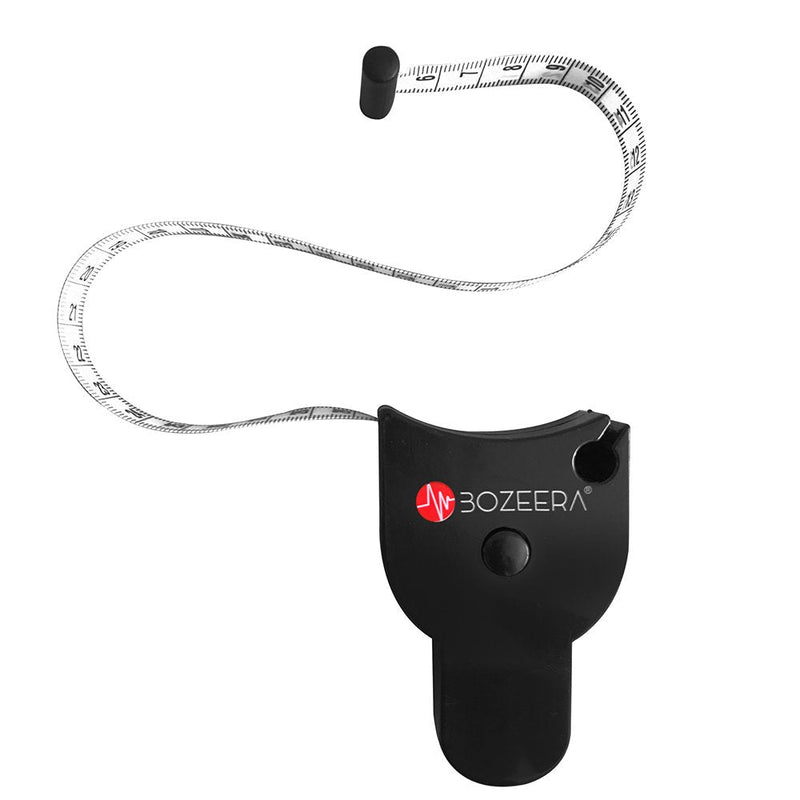[Australia] - [Body Fat Caliper and Body Measuring Tape] / Skinfold Caliper and Body Tape Measure - Includes Free Software, Video Interpretation, and English Manual - BOZEERA© - The Complete Set. 