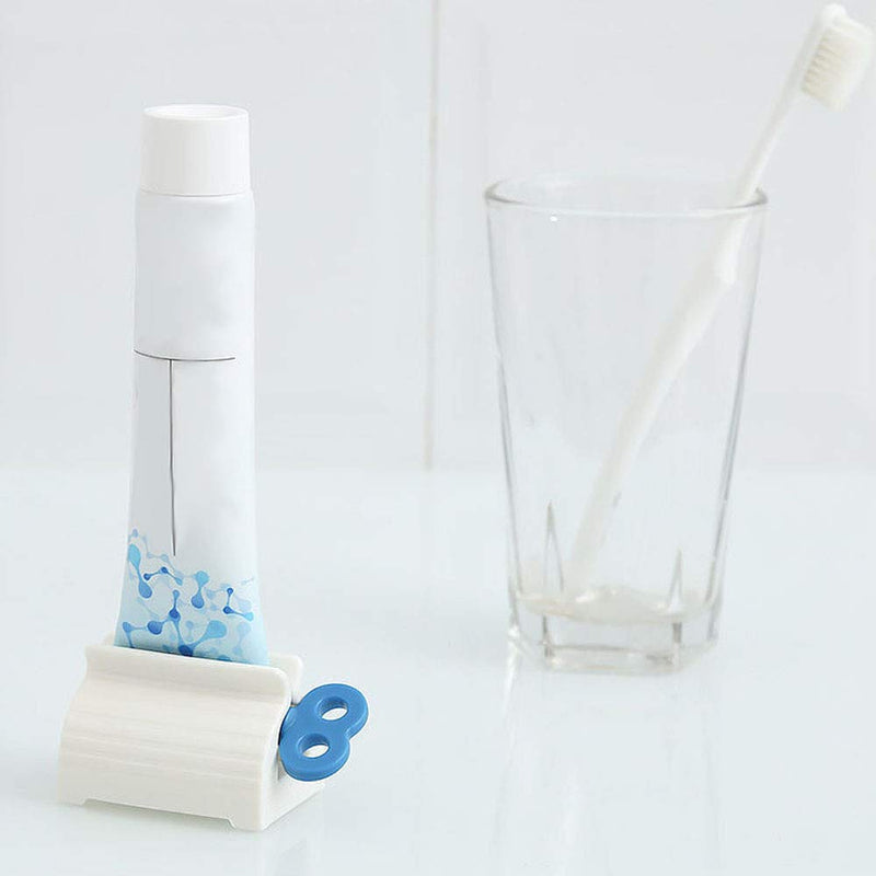 [Australia] - XINGSUI 3 Pieces of 3-Color Toothpaste Squeezer,Rolling Squeezer,Bathroom Toothpaste Ointment Multi-Function Holder (Free 1 Toothbrush Head Cover) 