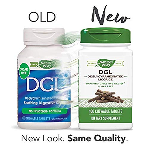 [Australia] - Nature's Way, DGL (Without Fructose), 100 Chewable Tablets 