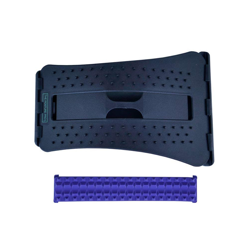 [Australia] - Back Stretcher Posture Corrector Spinal Pain Relief Muscle Tension Relaxation for Men Women Adjustable Design Support Equipment for Acupressure Massage Office Chair 