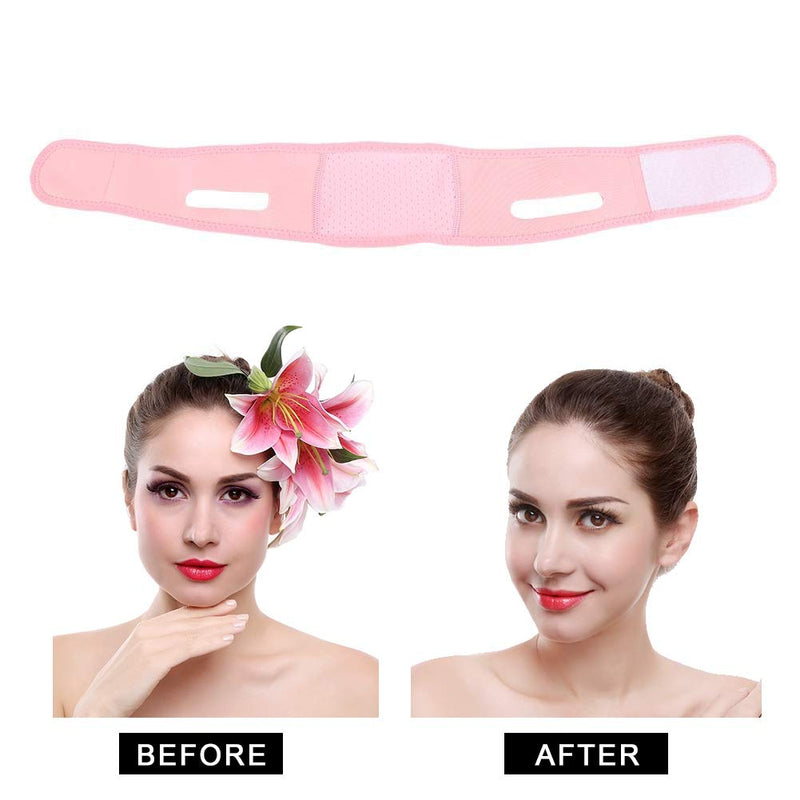 [Australia] - Facial Slimming Mask, Ultra-Thin V Face Lifter Strap Chin Slimmer Belt Slimming Bandages Facial Double Chin Care Weight Loss Face Belts for Women Men Round Face 