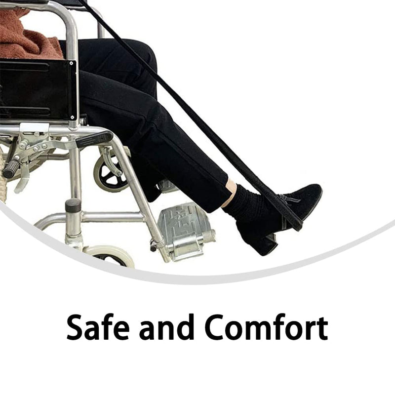 [Australia] - 2 Pcs Leg Lifter Straps Leg Lifter Mobility Aids Drive Leg Lifter with Hand and Foot Loops for Elderly, Handicapped, Injury, Car and Bed 