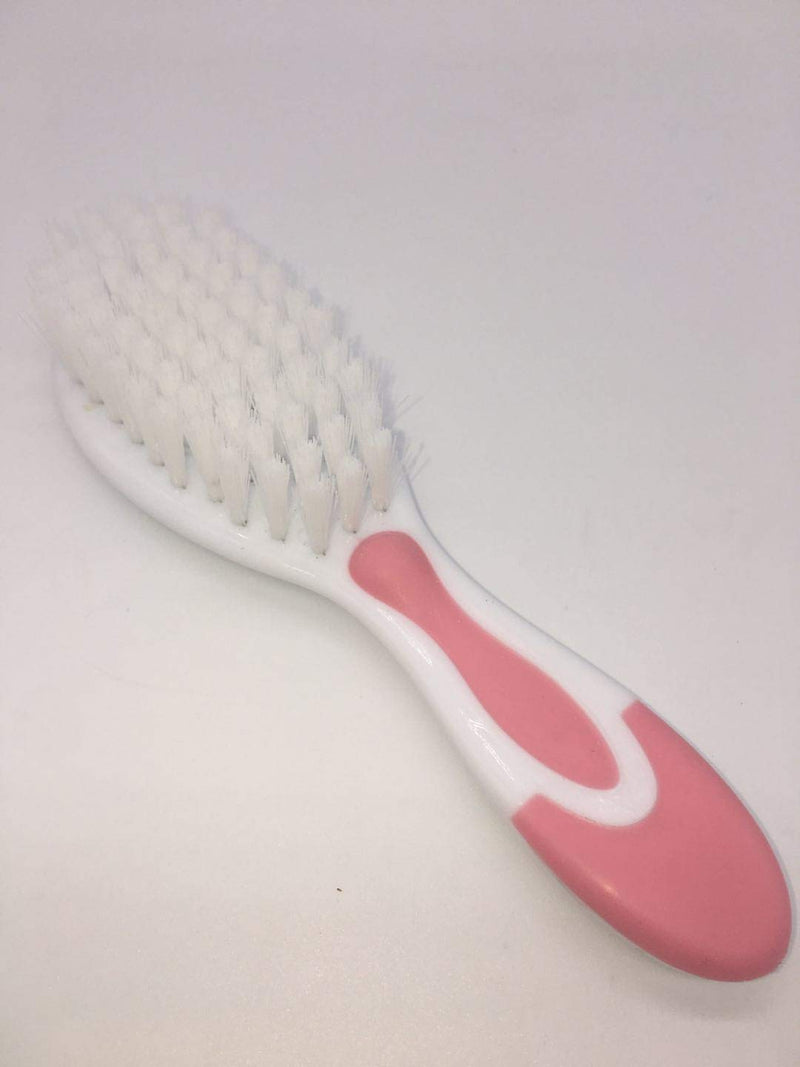 [Australia] - Little Angel Baby Brush and Comb Set,Super Soft Brush for Newborns and Toddlers,Pink 
