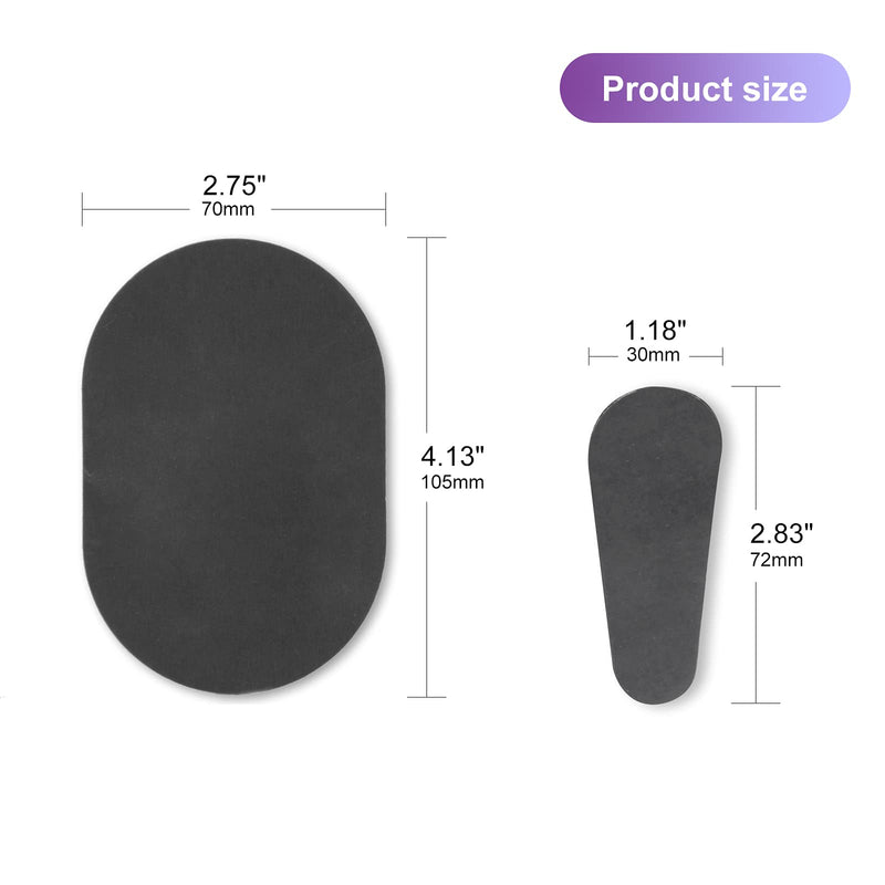[Australia] - Sharplace Refill Pads - 80pcs - Replacement Pads for Hair Removal Buffers Exfoliator Depilatory 