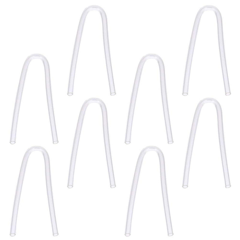 [Australia] - iplusmile 8 Pcs Earmold Hearing Aid Tubing Eardrum Machine Tube Sound Tube Tubing for Hearing Aids Earmold Accessories 