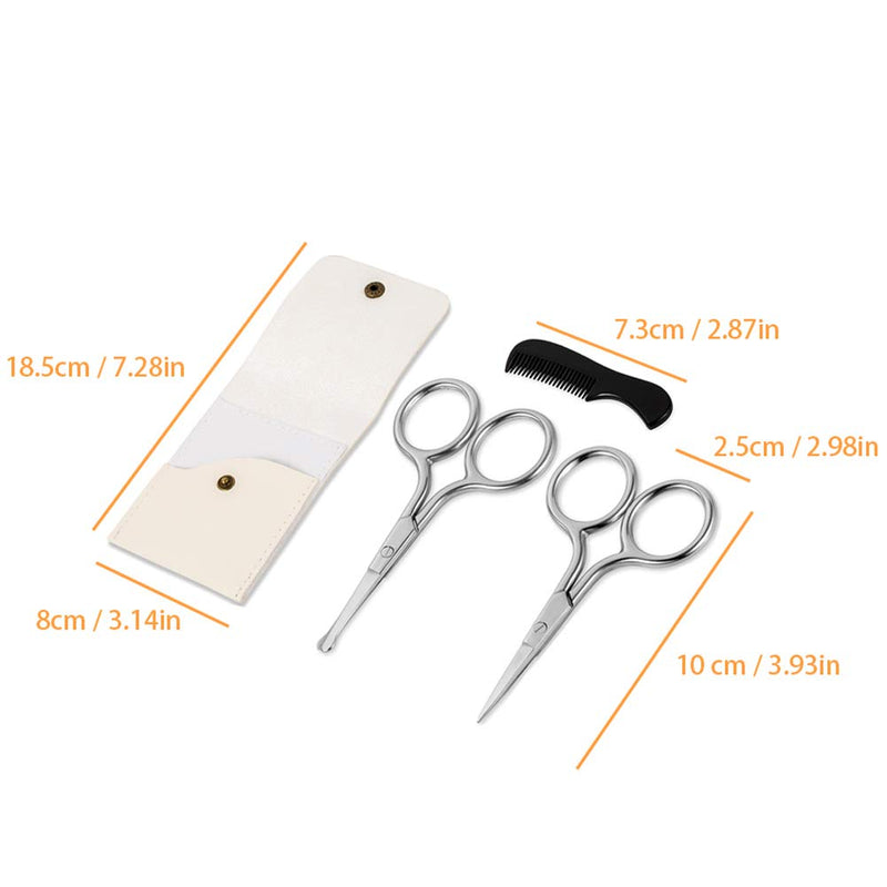 [Australia] - Eyebrow Scissors Prarent (Scissors and Comb) 