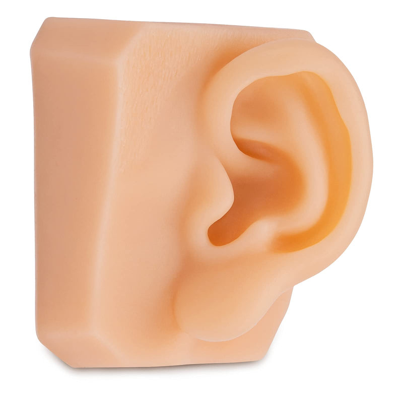 [Australia] - Ultrassist Soft Silicone Left Ear for Practicing Suture, Silicone Flexible Model for Education Display, Rubber Ear for Teaching Instructions 