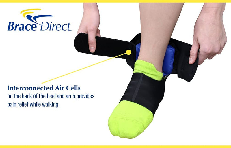[Australia] - Air Foot Wrap (Medium) + Reusable Foot Ice Pack (Medium)- Pain Relief for Achilles Tendinitis, Foot Pain, Sprains & Injury by Brace Direct 