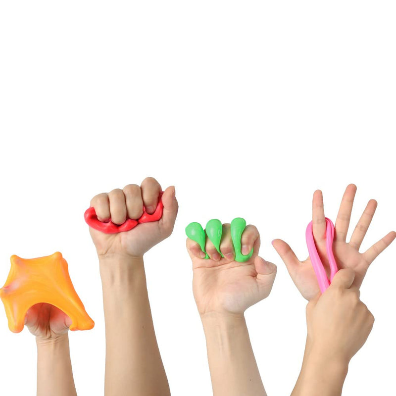 [Australia] - Exercise Putty - Therapy Putty - Play Putty for Kids (6 Pack, 1.8-oz Each) Hand Exercise Rehabilitation, Stress and Anxiety Relief, Increase fine Motor Skills and Finger Strength. - CLOUD PUTTY 