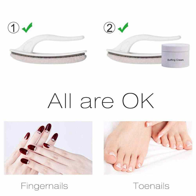 [Australia] - Premium Upgrade Lucency Nail Buffers for Natural Nails, Artificial Nails and Chamois Nail Buffer, All in One Step, beUakso Premium Upgrade Natural Nail Buffer and Shine Kit with Gift Box 