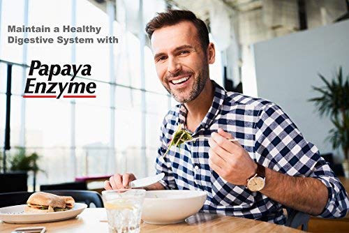 [Australia] - ALFA VITAMINS Papaya Enzyme 60 Mg Herbal Supplement - Enzyme - Digestion Support - 60 Capsules 