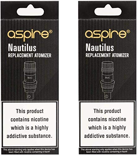 [Australia] - Aspire Nautilus Replacement Atomizer BVC Coils 1.8 ohm for Nautilus/Nautilus Mini/Nautilus 2 Tank/K3/Zelos 50W Kit (1.8 ohm) 