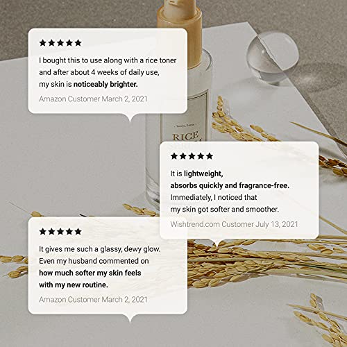 [Australia] - [I'm From] Rice Serum, 73% Fermented Rice Embryo Extract | Improve Hyperpigmentation, Boost Collagen, Vitality, Supply nutrients to skin with Vitamin B, healthy glow 