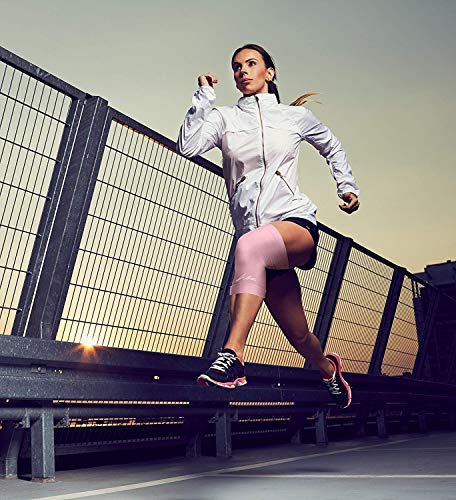 [Australia] - Doctor Developed Ladies Pink Knee Brace / Knee Compression Sleeve / Knee Support for Women & Doctor Written Handbook -Guaranteed relief for Arthritis, Tendonitis, Injury support, & Running (4X-Large) 4X-Large 