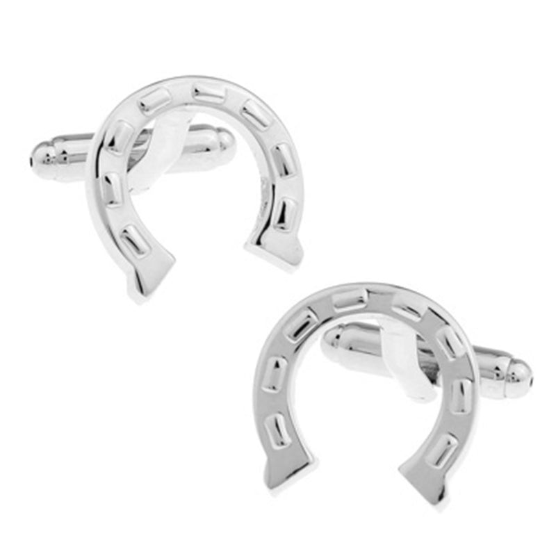 [Australia] - Horseshoe Horse Pair Cufflinks 