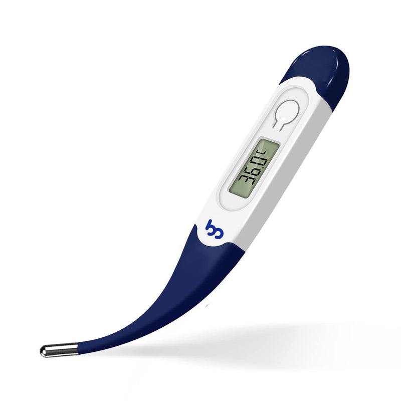 [Australia] - Femometer Thermometer for Adults Digital Thermometers with Flexible Tip, Fast Accurate Oral Body Thermometer for Adults Kids and Babies 