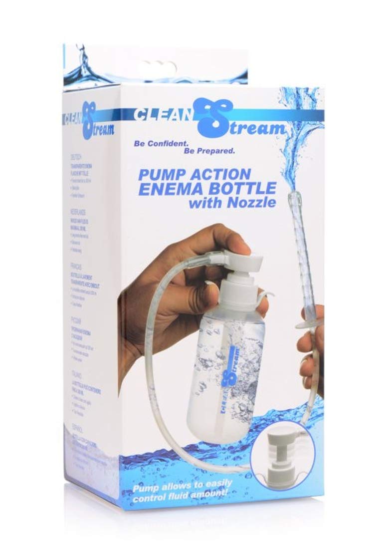 [Australia] - Cleanstream Pump Action Enema Bottle with Nozzle 