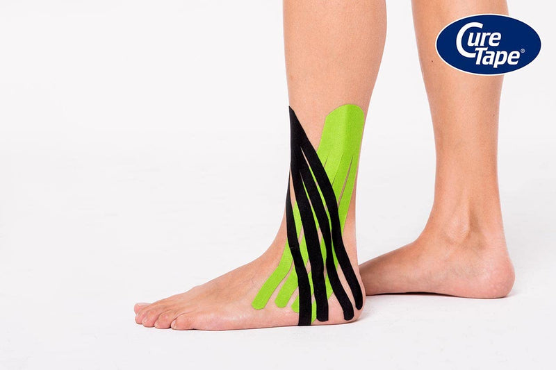 [Australia] - CureTape® Sports Kinesiology Tape | 30% Stronger Adhesion for Extreme Sporting Conditions | Waterproof & Quick Dry Viscose | Recover Faster, Train Harder! (Lime) Lime 