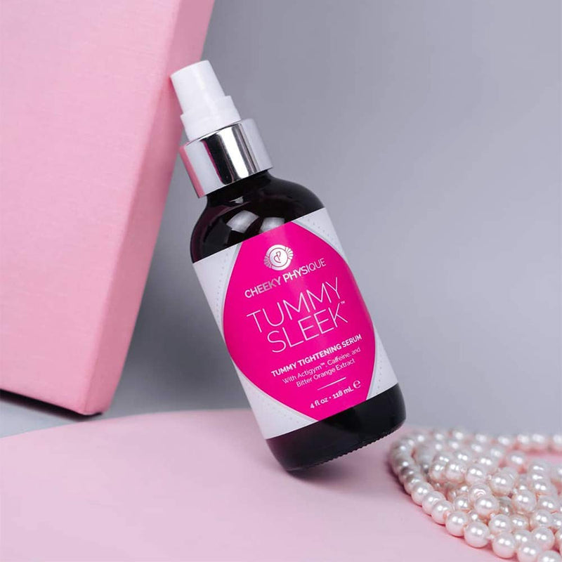 [Australia] - Tummy Sleek Stomach Tightening Serum - Skin Firming & Body Toning Gel for Abs Belly and Waist with Actigym + Caffeine + Bitter Orange Extract - 4 oz. 