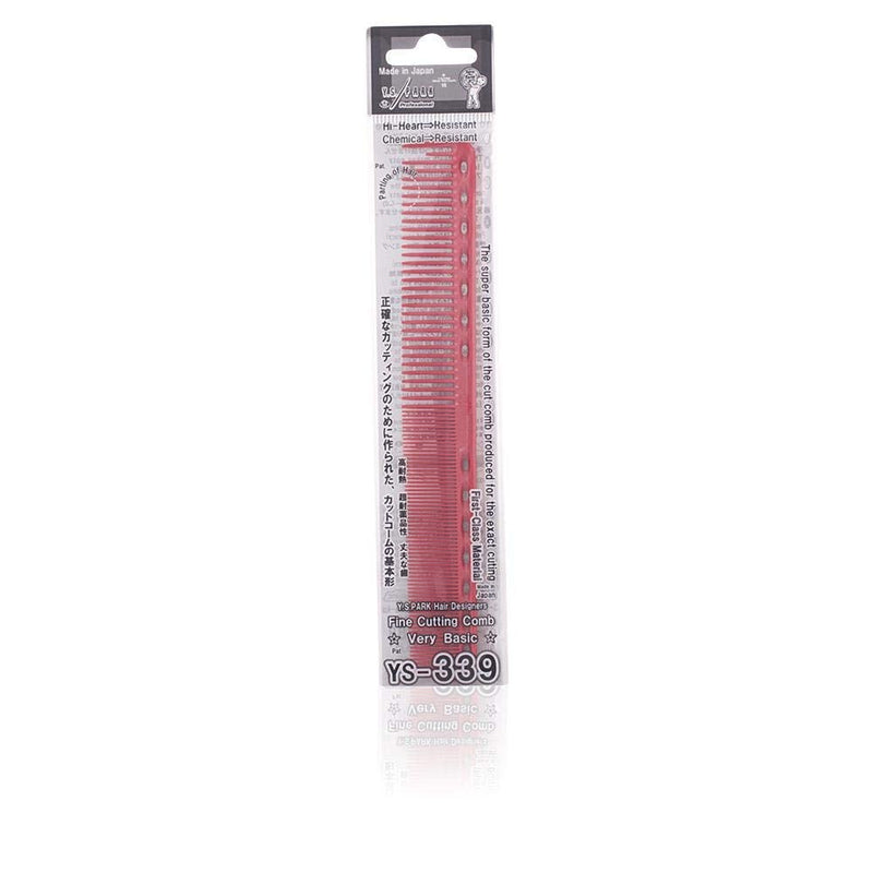 [Australia] - YS-Park Y S 339 Professional Fine Cutting Hair Comb Red 