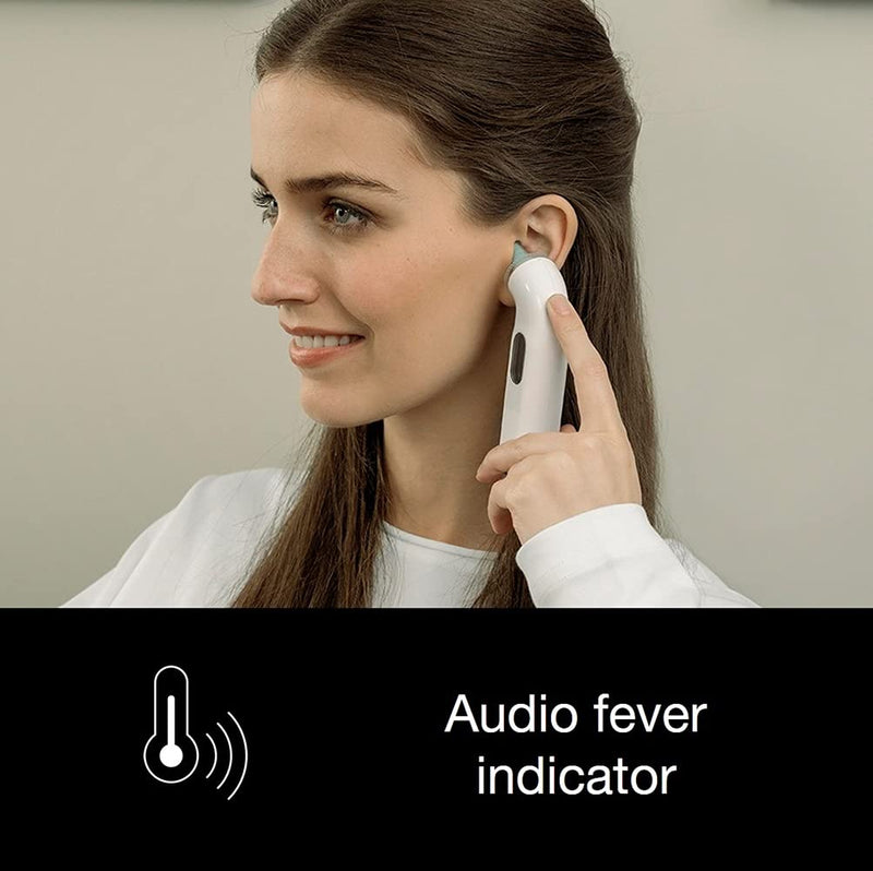 [Australia] - Braun ThermoScan 3 Ear Thermometer (Professional Accuracy, Audio Fever Indicator Reliable, Temperature Screening, Fever, Fast, Easy to Use, Hygienic, Baby, Adults) IRT3030 
