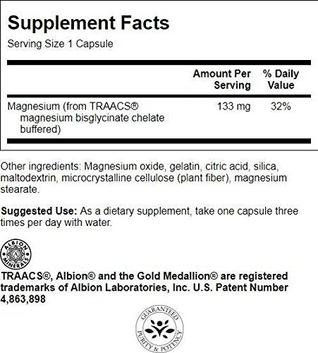 [Australia] - Albion Chelated Magnesium 133 mg 90 Caps 