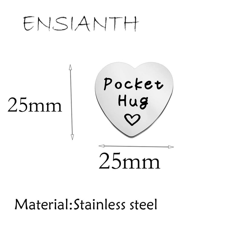 [Australia] - ENSIANTH Pocket Hug Token Long Distance Relationship Gift for Girlfriend Boyfriend Valentine’s Day Gift 