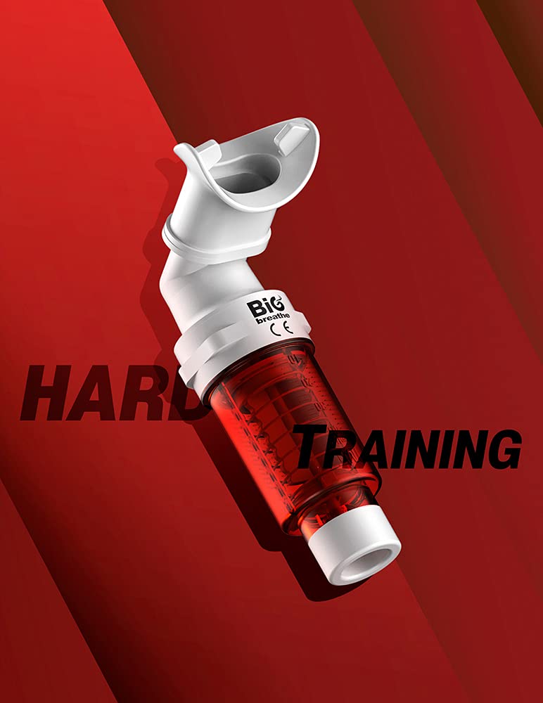 [Australia] - Big breathe IMT - high(red) Inspiratory Muscle Trainer 