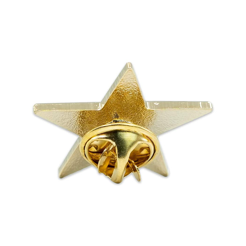 [Australia] - Order of The Eastern Star Masonic Lapel Pin - [Gold & White][1'' Tall] 