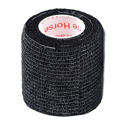[Australia] - 2 Inch Self Adhesive Medical Bandage Wrap Sport Tape (Black Bean) (6 Rolls) Self Adherent Cohesive First Aid Sport Flex Wrist Ankle Knee Sprains and Swelling Black Bean 6 Count (Pack of 1) 