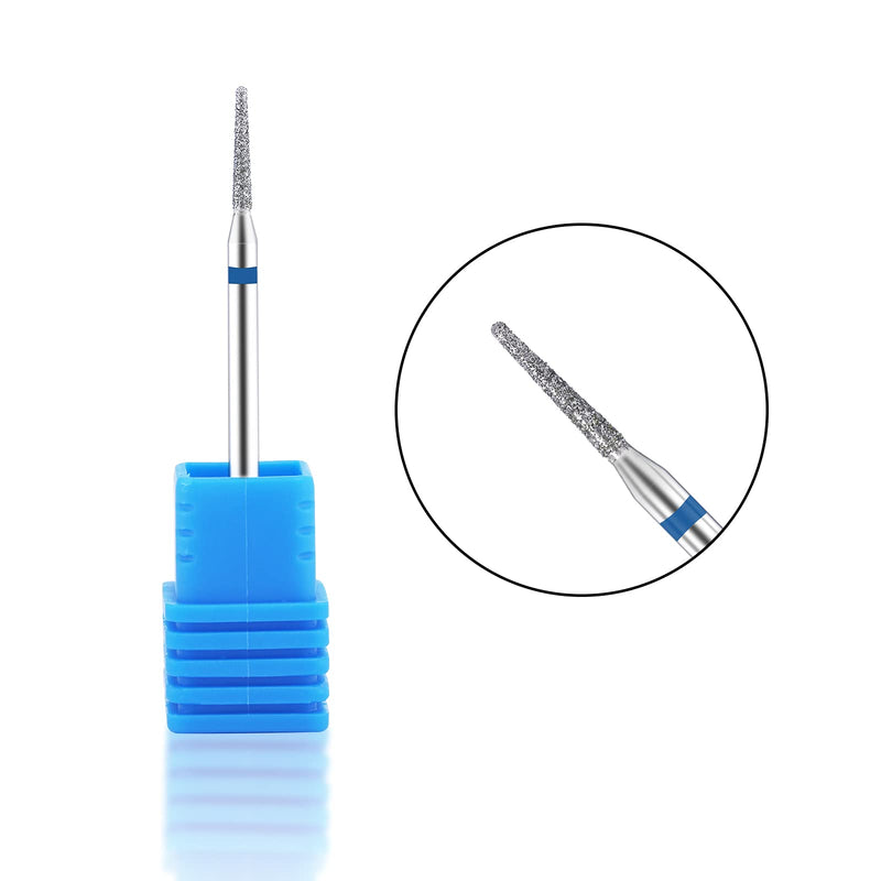 [Australia] - NMKL38 Needle Shaped Cuticle Cleaner Carbide Nail Drill File Bit for Electric Drill Machine Manicure Pedicure (1.6) Medium - 1.6x10 