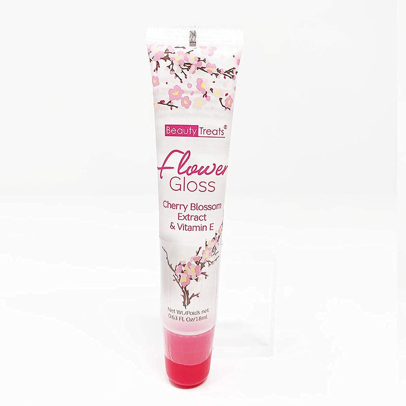 [Australia] - Flower Gloss Cherry Blossom Scented Lip Gloss Infused with Cherry Blossom Extracts and Vitamin-E, .63oz 