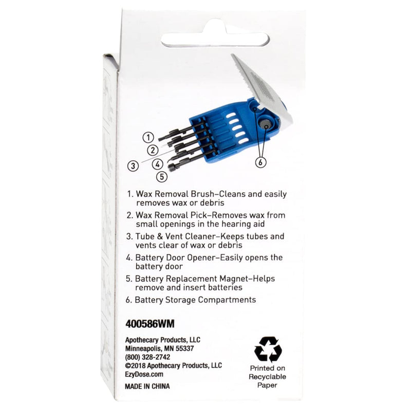 [Australia] - ACU-Life 5-in-1 Hearing Aid Cleaning Kit, 1 Count 