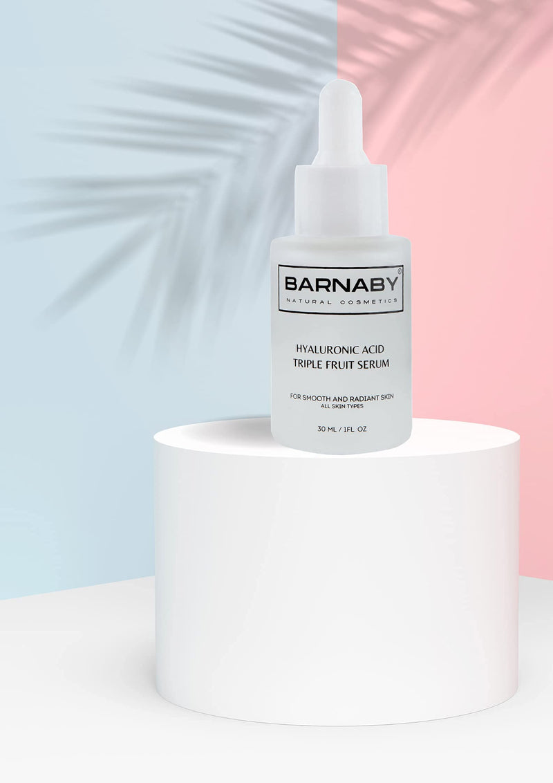 [Australia] - Hyaluronic Acid Triple Fruit Serum | Luxury Pure Hyaluronic Acid Face Serum with Vitamin B5, Anti-Aging, Prevent Wrinkles, Spots, Acne and Blemishes from Barnaby Skincare 