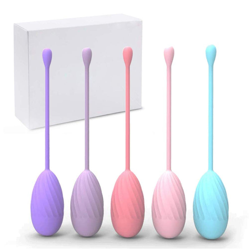 [Australia] - Kegel Weighted Exercise Balls - Doctor Recommended:for Pelvic Floor Tightening & Strengthen Bladder Control for Beginners to Advanced -Prevent Prolapse(Set of 5) 