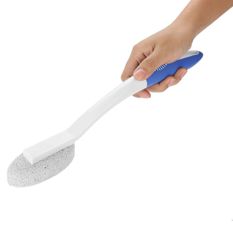 [Australia] - Foot Stone With Long Handle,ANGGREK Pumice Stone On A Handle Long Handle Remove Dead Skin Cutin Foot Brush With Scrubbing Pumice Stone Foot Massage Remover 