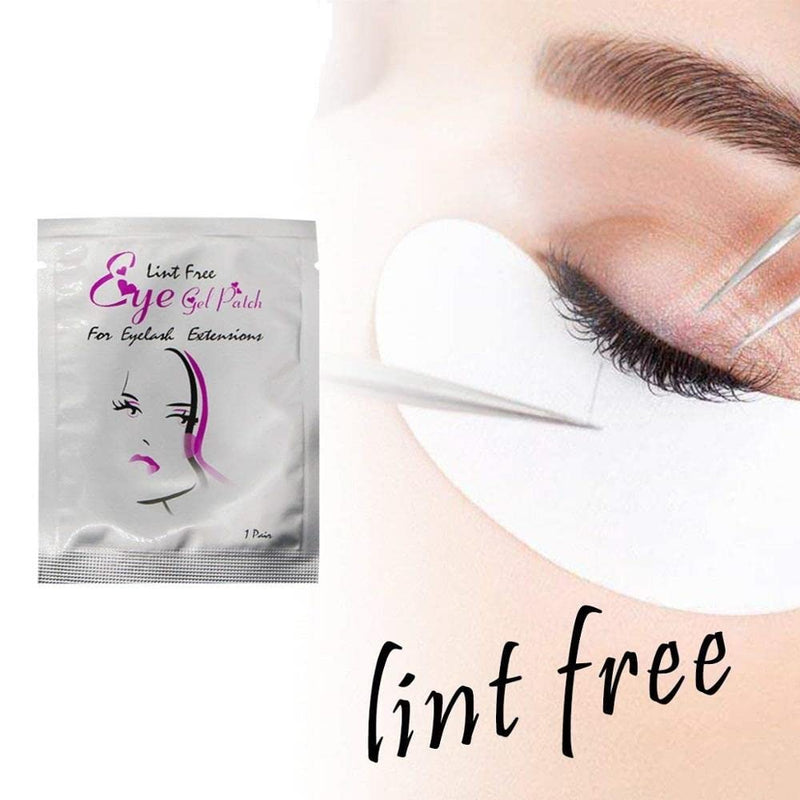 [Australia] - Eye Gel Pads, 50 Pairs Eyelash Extension Pads Lints Free, Facials, Under Eye Gel Pads For Pro Salon and Individual Eyelash Extension 