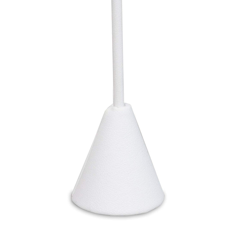 [Australia] - Ikee Design 6 Pcs Set Premium White Leatherette T- Shape Style Earring Display Stand, Earring Stand Jewelry Display for Showroom, Tradeshow, and Showcase Display, 2 1/2"W x 5 1/2"H 