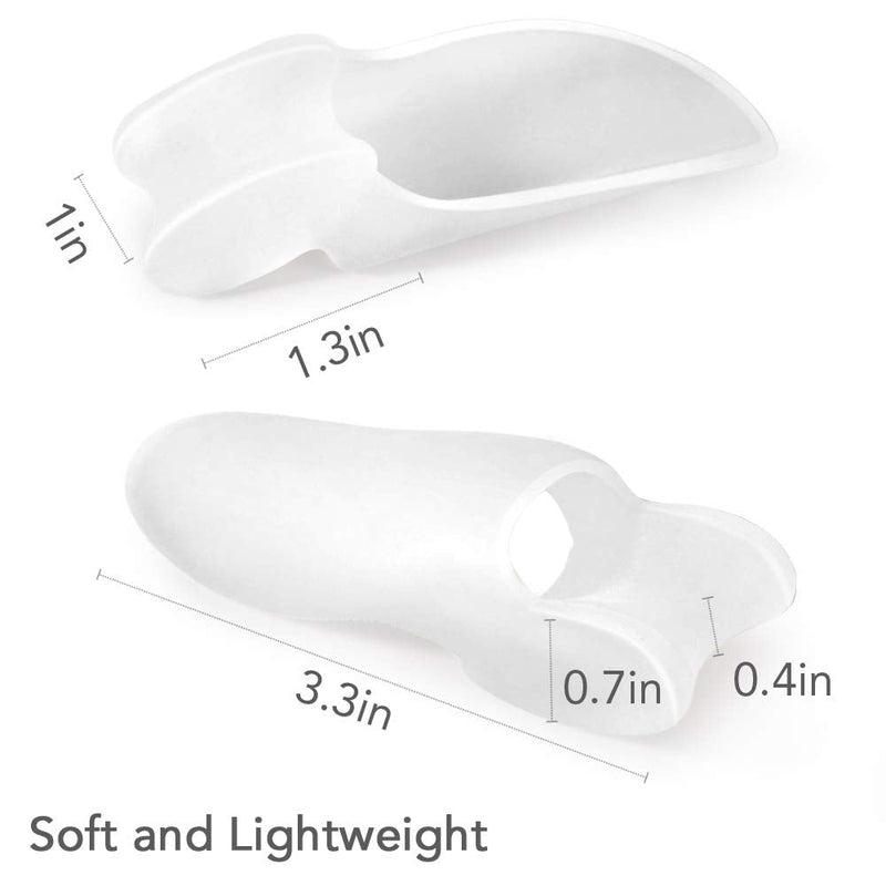 [Australia] - Gel Toe Bunion Separator Corrector,10 Pack Soft Hallux Valgus Protectors Straightener,Bunion Pad & Separates,Relief Bunion Pain 