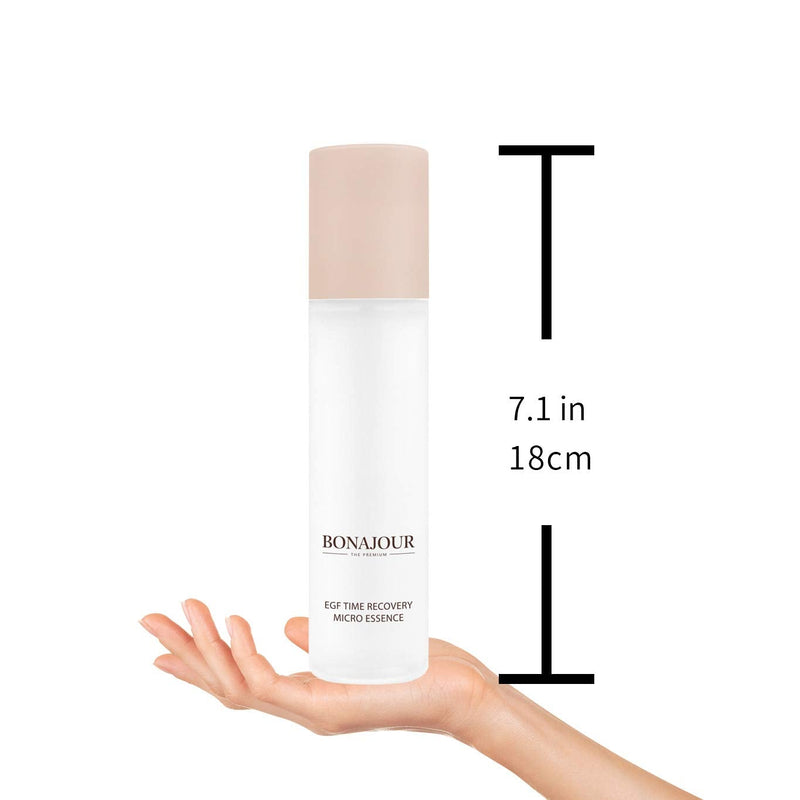 [Australia] - [BONAJOUR] EGF Time Recovery Micro Essence, Natural Revitalizing & Moisturizing, Anti-Aging, Anti-Wrinkle and brightening, for dry skin 4.5 Fl. Oz 