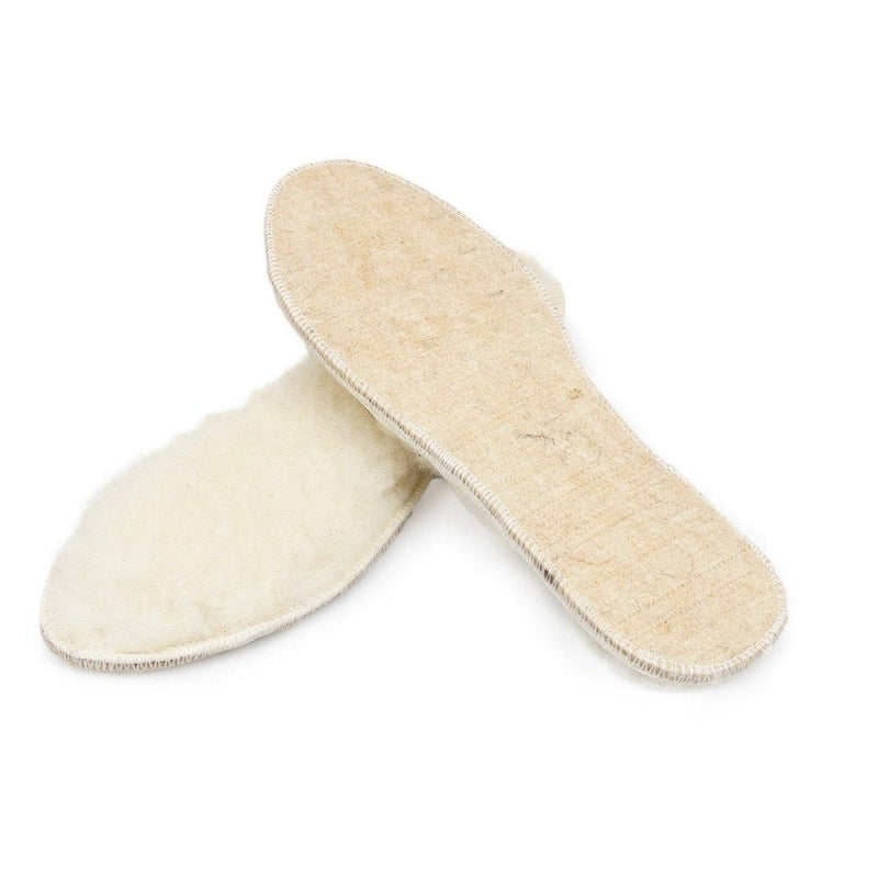 [Australia] - LAMBAA Unisex Sheep Wool Fleece Insoles Warm Soft Cozy 7 Women/5 Men 