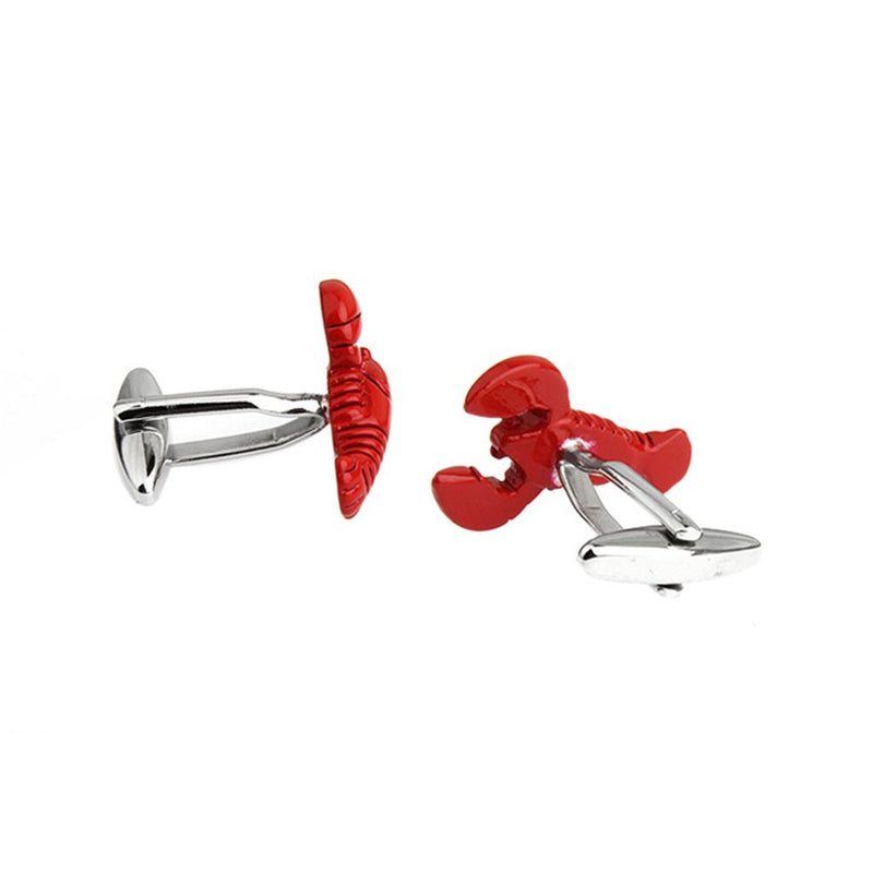 [Australia] - Lobster Cufflink Seafood Creature Sea Marine Life Red Fish 