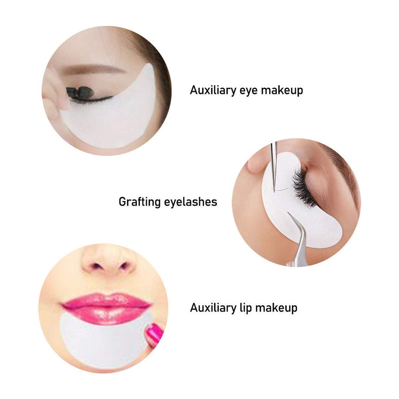 [Australia] - 200 Pieces Eyeshadow Stencils Pads, BetterJonny Eyeshadow Shields Lint Free Under Patches for Eyelash Extensions,Tinting and Lip Makeup Residue 