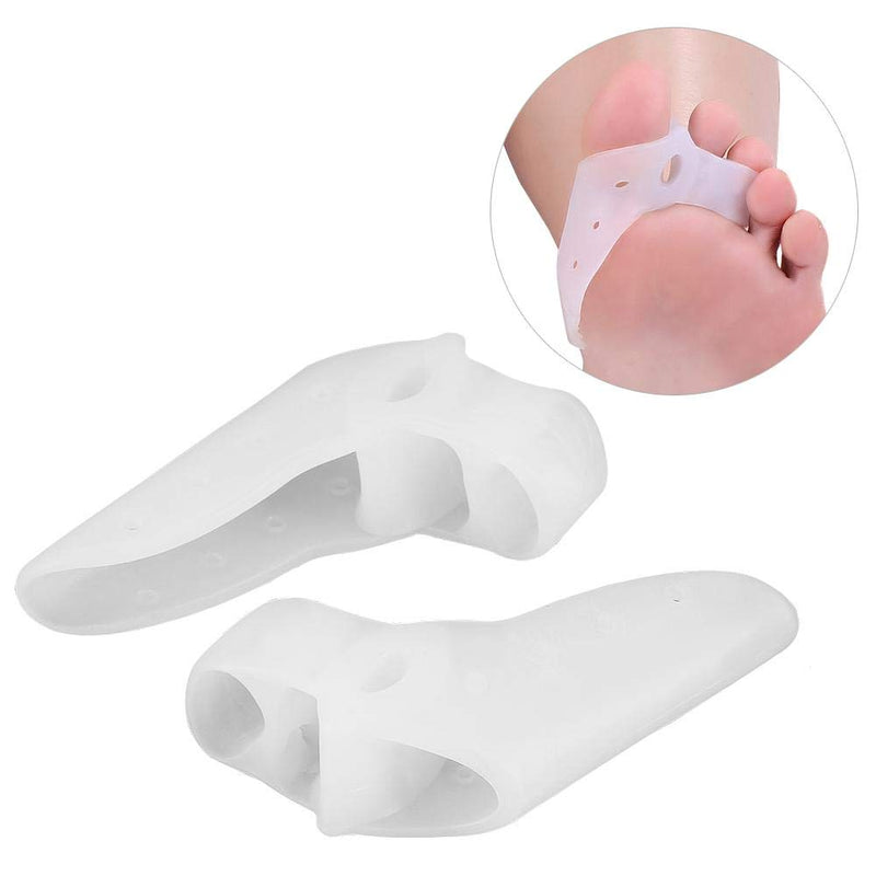 [Australia] - Toe Separator,2 Pairs Gel Toe Separator for Bunion Hallux Valgus Hammer toes Anti-Skid Breathable Toe Spreader el Big Toe Bunion Guard 