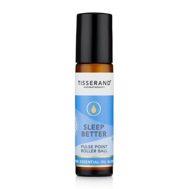 [Australia] - Tisserand Aromatherapy | Sleep Better | Pulse Point Lavender Rollerball for Deep Sleep Blended with  Jasmine & Sandalwood | 100% Pure Essential Oil Blend | 10ml 