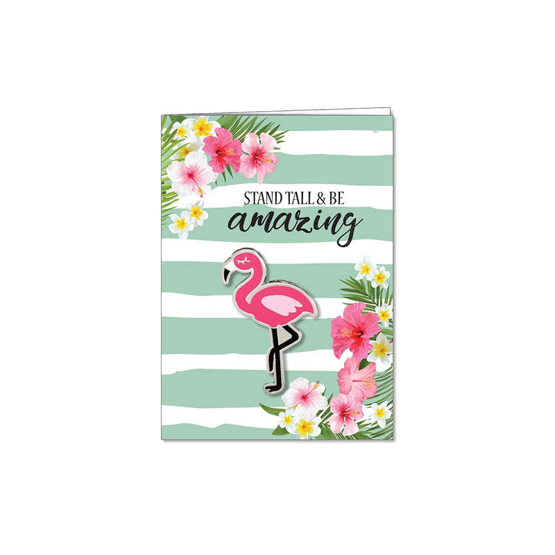 [Australia] - Lifebeats Stand Tall Flamingo Enamel Pin 