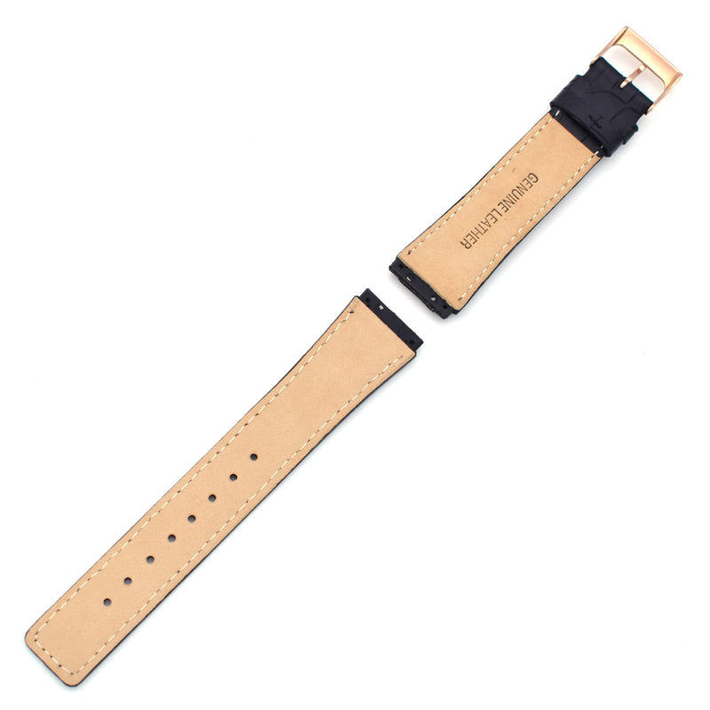 [Australia] - Genuine Leather Watch Strap Replacement for Skagen - 331XLSLB 331XLSLC4 331XLSL1 331XLRLD 331XLRLBO 331XLRLB Black-1 